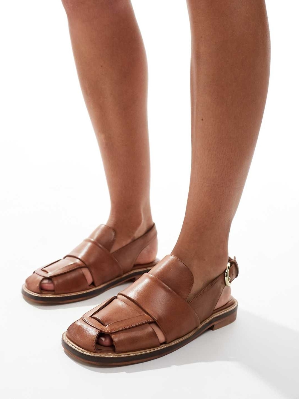 Free People Leather Fisherman Sandals